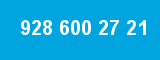 928 600 27 21 928 600 27 21